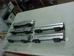 Williams Amtrak 5 Car Aluminum Passenger Set O-gauge *. Fixed Price $300.00.
