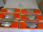 Lionel Gauge California Zephyr (6) Passenger Cars Set. Fixed Price $474.99.