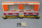 Lionel 6-16904 New York Central T.t.u.x. Flat Cars W/2 Intermodal Containers. Fixed Price $56.93.