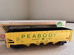 Ihc 40' Quad Coal Hopper Peabody Short Line Kadee Couplers Metal Wheels Scale. Fixed Price $22.95.