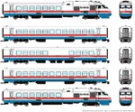 Rapido 25501 Ho Rtl Turboliner Unit Set Amtrak Ph Iii Early Dcc Sound #1. Fixed Price $826.55.