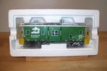 Mth Rail King #30-77296 Burlington Northern Bay Window Caboose. Fixed Price $85.00.