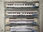 Kato #106-1601 Corrugated Passenger Cars (set B) Canadian Pacific Mtl Couplers. Fixed Price $161.77.
