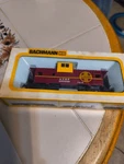 Vintage Bachmann Ho Scale Wide Vision Caboose Sante Fe No. 1057. Fixed Price $13.00.