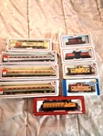 Vtg. Bachmann Ho Scale Amtrak Diesel Engine 3-PASSENGER Cars Mantua Etc!. Fixed Price $39.99.