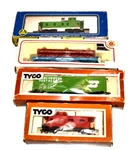 Lot Of 4 Boxed Ho Scale Freight Cars Bachmann Ahm Tyco Model Railroad. Fixed Price $11.00.