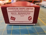 Scale, Brass, Shoreham Shops, Milwaukee Road Baggage Dorm, 1948 F/p, 02. Fixed Price $450.00.