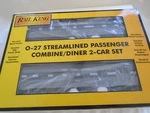 Rail-king & 027 Gauge Streamlined Passenger Combine/diner Car Set Nyc. Fixed Price $125.23.