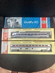 Lot Of 3 Con-cor Ho Scale 1 Used Amtrak Superliner New Undecorated Reg. Fixed Price $22.50.
