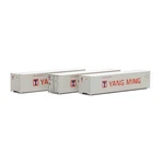 Athearn 40' Corrugate Low Container Yang Ming/new ATH17390 Vehicles. Fixed Price $39.99.