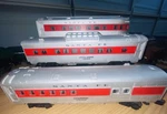 Lionel Lot Of 3 Santa Fe O27 Passenger Car Set - 16058 16059 16060. Fixed Price $80.00.