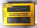 Mth Rail King #30-6214 Nyc Madison Combine / Diner Car Set Original Box C-8. Fixed Price $99.95.