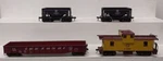 Atlas Scale 2-RAIL Assorted Freight Cars 4. Fixed Price $39.99.