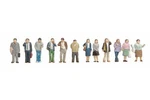 Scale Tomytec 265481 12 Figure Set - Standing People N0677. Fixed Price $12.98.