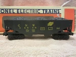 Lionel 16418 Chicago & North West Green 2 Bay Hopper W/ Coal Load. Fixed Price $34.99.