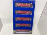 Athearn #98493 Scale Andersons (red) Ortner 5 Bay Hopper Pack. Fixed Price $235.99.