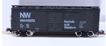 Con-cor 1002-U Scale Nw Norfolk & Western 40' Steel Box Car #49813. Fixed Price $16.99.