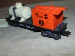 Marx X325 1015 Illinois Central Work Caboose With Tank, Stack, Railings M57. Fixed Price $75.00.
