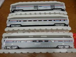 3) Ihc 4770 & 2 47771 Amtrak Corrugated Side Passenger Cars Nib Ho Gauge. Fixed Price $85.00.