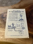 Lionel 1955 3620-14 Searchlight Car Instruction Sheet. Fixed Price $7.95.