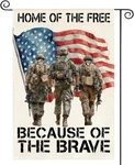 Memorial Day Patriotic Garden Flag 12X18 Inch Double Sided Outside, Usa Military. Fixed Price $11.77.