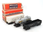 Lionel Trains No. 2452/2465/6472 Assorted Rolling Stock, Gauge. Fixed Price $50.00.