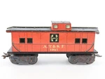 Marx Santa Fe Atsf 1951 Tin Metal Red Caboose Train Car. Fixed Price $9.75.