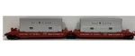 Lionel Susquehanna Sealand Double Maxi Stack Flatcar Set 6-16936! Gauge. Fixed Price $79.99.