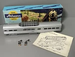 Ho Scale Athearn Pacific Streamlined Vista Dome Passenger Train- Silver -1820. Fixed Price $18.50.