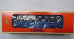 Lionel 6-16985 Eastwood Automobilia Flatcar With Ford Panel Trucks. Fixed Price $35.00.