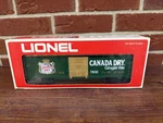 Lionel Canada Dry Box Car 6-7802. Fixed Price $23.50.