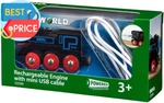 World 33599 Rechargeable Engine Battery-powered Toy Train For Kids Aged 3+. Fixed Price $67.34.