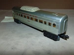 Marx 3152 Santa Fe Lighted Dome Passenger Car With People Windows #2. Fixed Price $45.00.