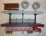 Lionel 6-24190 Station Platform Reels, Logs, And Truck Lot. Fixed Price $27.99.