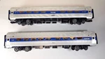 Mth O-scale Railking #30-6520 Amtrak 2-CAR Amfleet Coach Passenger Set. Fixed Price $125.00.