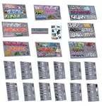 Graffiti Tags Transfers Sheets For Oo/ho Gauge Model Railway Railtec 4M-89XX. Fixed Price $9.81.