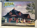 Atlas Ho Scale Model Kit #706 Passenger Station Box 706-300 Vintage Set. Fixed Price $9.00.