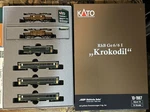 Kato 10-1987 + 3103-1 Rhb Crocodile Set 2 Engines & 4 Passenger Cars New!. Fixed Price $479.00.