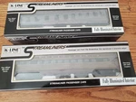 K-line Fleet Of Modrnsm Pk K4580-4012 & K4580-8086 Coach Cascade Hts Pullmn. Fixed Price $100.00.