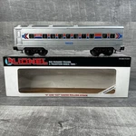 Lionel 16023 Amtrak Passenger Coach Car O27 Gauge Lighted Silver W/ Box Usa. Fixed Price $28.01.