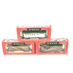 Tyco Lot Of 3 Ho 1890 Pass Combine Cars, At&sf And Western Atlantic Ln/box. Fixed Price $37.89.