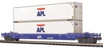 Mth 20-95785 O American President Lines Premier Husky Stack Car. Fixed Price $123.09.