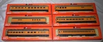 Rivarossi 6 Passenger Car Set Union Pacific Up - Ho Gauge In Boxes. Fixed Price $64.99.