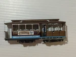 City Cable Car - "san Francisco Style" Trolly Red Ho Scale. Fixed Price $109.69.