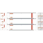 Athearn 17305 Xtra 48' Container #2 (pack Of 3). Fixed Price $38.24.