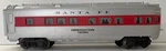 Lionel 6-16060 O/027-GAUGE Santa Fe Illuminated Observation Passenger Car Atsf. Fixed Price $64.95.