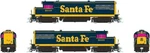 Rapido U25B Low Hood (dc/dcc/sound): Santa Fe - Pinstripe Scheme: #1613. Fixed Price $299.99.