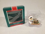 Vintage 1988 Hallmark Christmas Ornament Slipper Spaniel Puppy Sleeping. Fixed Price $11.99.