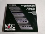 Kato 106-3513 Amtrak Superliner Car Phase Ivb, 4 Set. Fixed Price $270.00.